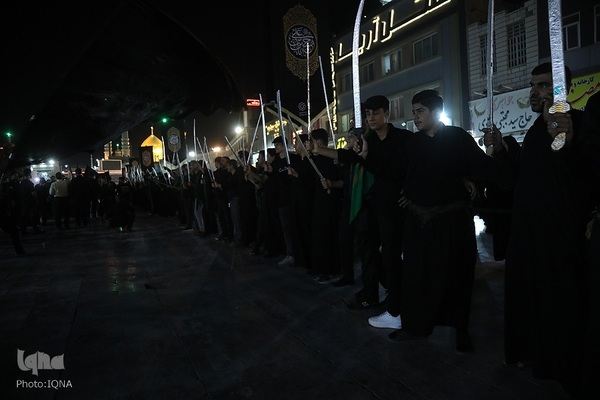 آیین سنتی مشق شمشیر در قم