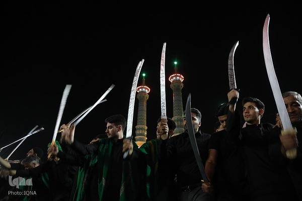 آیین سنتی مشق شمشیر در قم