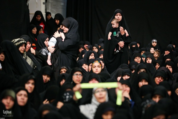 مراسم عزاداری شب تاسوعا در حسینیه امام خمینی(ره)