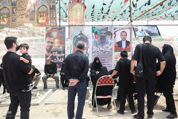 گلزار شهدا میزبان تاسوعا