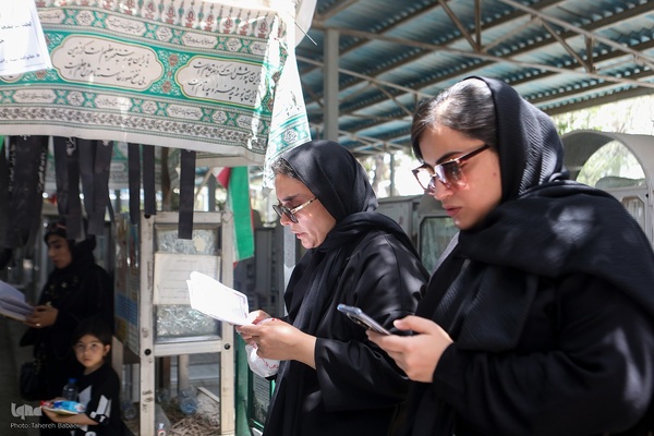 گلزار شهدا میزبان تاسوعا