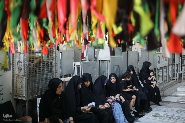 گلزار شهدا میزبان تاسوعا