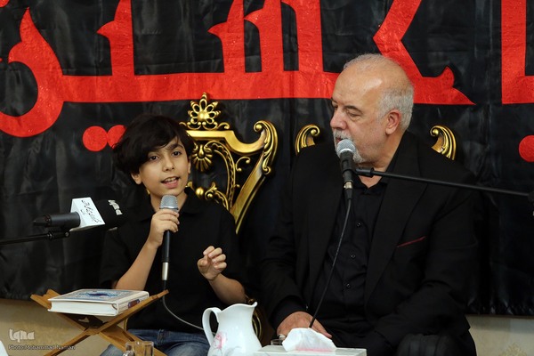 شب سوم شهادت امام حسین(ع) در بیت استاد موسوی‌بلده