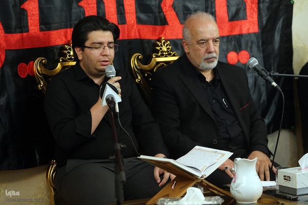 شب سوم شهادت امام حسین(ع) در بیت استاد موسوی‌بلده