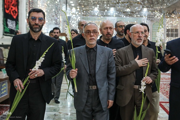 حضور جامعه قرآنی بر مزار شهیدان سلامی و طهرانچی