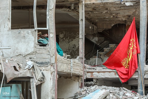 مراسم عزاداری و تجدید بیعت با شهدای حمله تروریستی رژیم صهیونیستی به نارمک