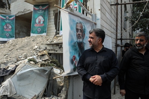 مراسم عزاداری و تجدید بیعت با شهدای حمله تروریستی رژیم صهیونیستی به نارمک