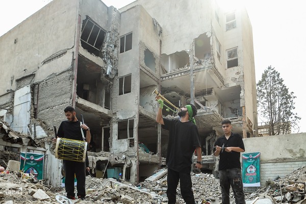 مراسم عزاداری و تجدید بیعت با شهدای حمله تروریستی رژیم صهیونیستی به نارمک