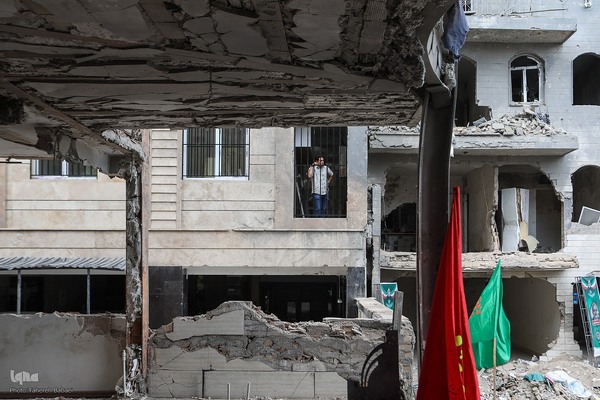 مراسم عزاداری و تجدید بیعت با شهدای حمله تروریستی رژیم صهیونیستی به نارمک