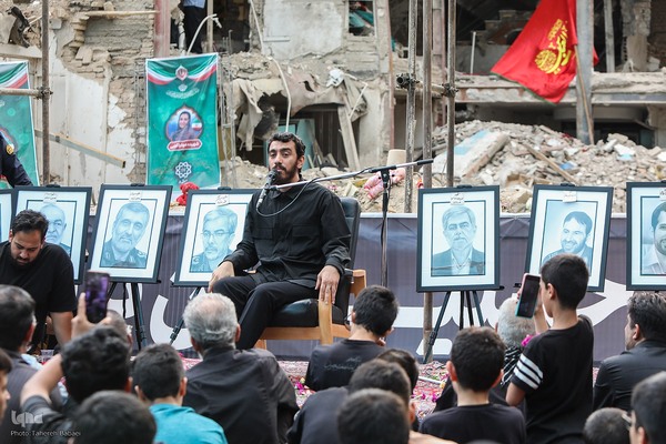 مراسم عزاداری و تجدید بیعت با شهدای حمله تروریستی رژیم صهیونیستی به نارمک