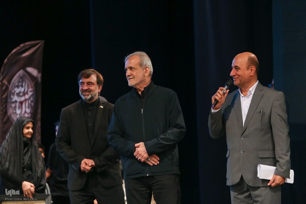 آیین یادبود شهدای حمله رژیم صهیونیستی