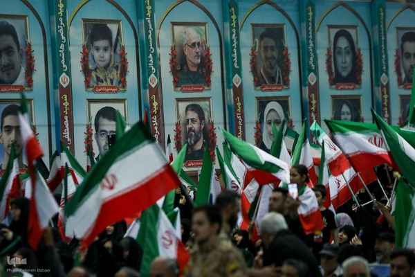 مراسم باشکوه اربعین شهدای اقتدار جنگ تحمیلی ۱۲ روزه