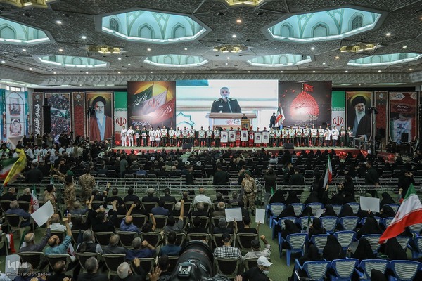 مراسم باشکوه اربعین شهدای اقتدار جنگ تحمیلی ۱۲ روزه