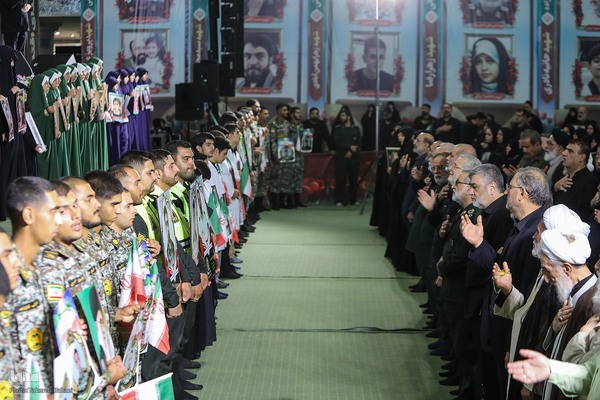 مراسم باشکوه اربعین شهدای اقتدار جنگ تحمیلی ۱۲ روزه