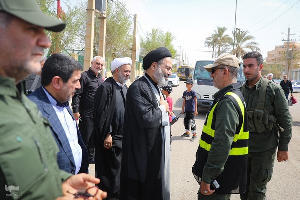 بازدید نماینده ولی‌فقیه از مرز خسروی