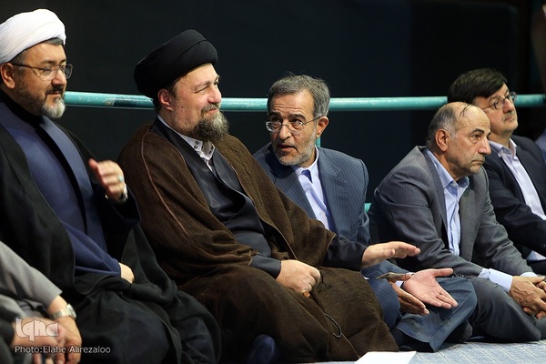 مراسم دیدار جهادگران جهاددانشگاهی با حجت‌الاسلام والمسلمین سیدحسن خمینی، یادگار امام راحل(ره) به مناسبت چهل و پنجمین سالگرد تشکیل جهاددانشگاهی امروز، ۱۸ مردادماه در حسینیه جماران برگزار شد.