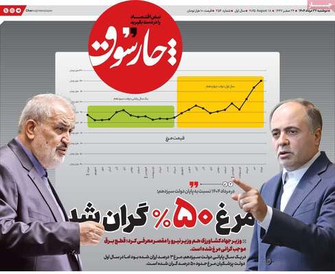 صفحه نخست روزنامه‌های دوشنبه ۲۷ مرداد ۱۴۰۴