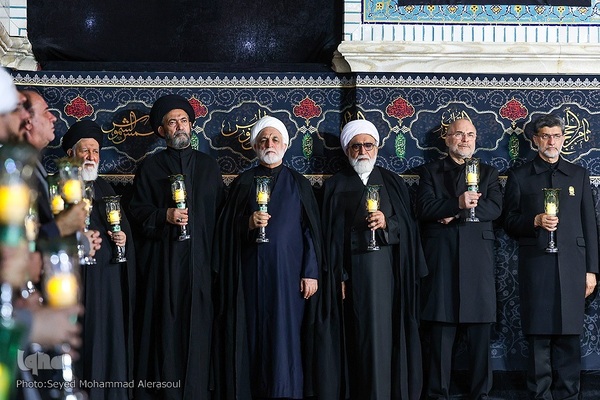 مراسم خطبه‌خوانی شب شهادت امام رضا(ع) در حرم رضوی