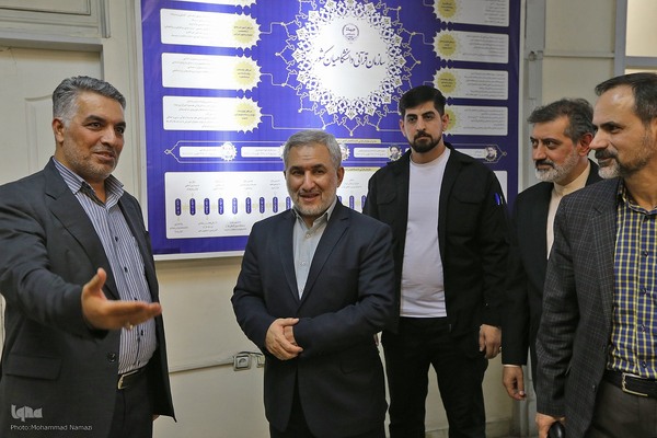 بازدید معاون راهبردی و امور مجلس ریاست جمهوری از خبرگزاری ایکنا