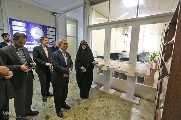 بازدید معاون راهبردی و امور مجلس ریاست جمهوری از خبرگزاری ایکنا