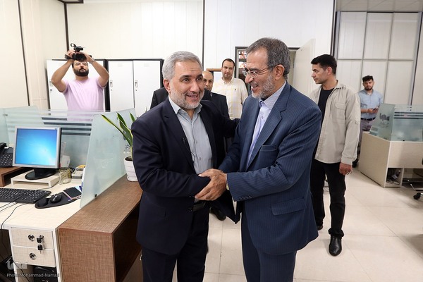 بازدید معاون راهبردی و امور مجلس ریاست جمهوری از خبرگزاری ایکنا