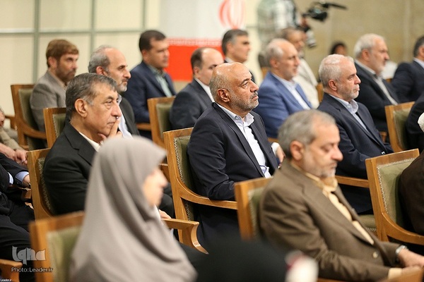 دیدار رئیس جمهور و هیئت وزیران با رهبر معظم انقلاب