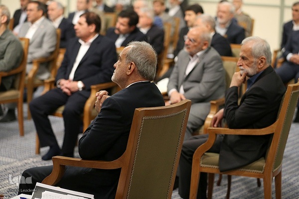 دیدار رئیس جمهور و هیئت وزیران با رهبر معظم انقلاب