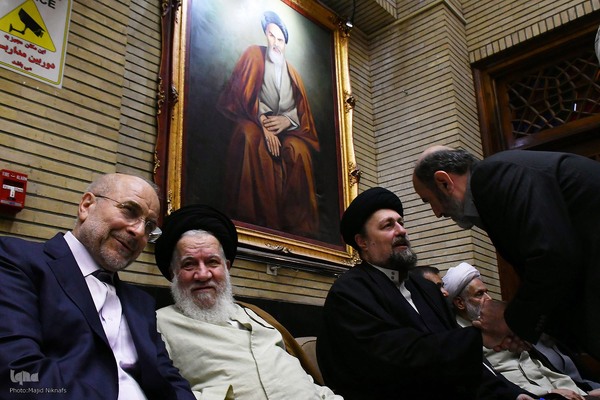 مراسم ختم مادر غلامعلی حدادعادل