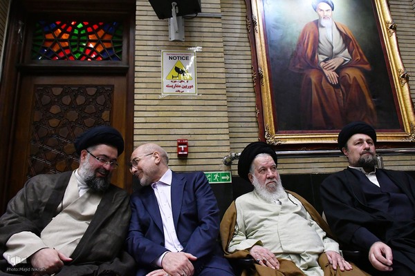 مراسم ختم مادر غلامعلی حدادعادل