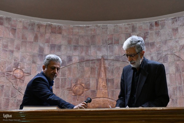 مراسم ختم مادر غلامعلی حدادعادل