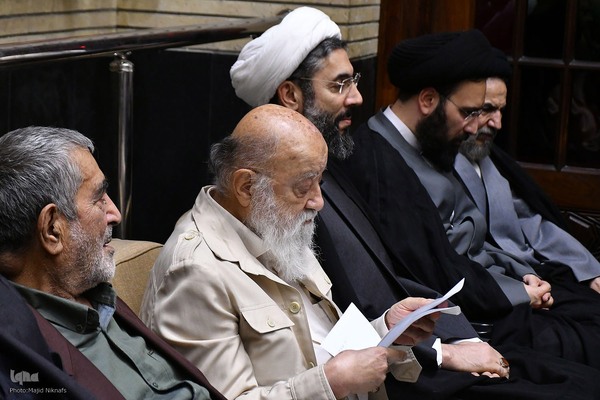 مراسم ختم مادر غلامعلی حدادعادل