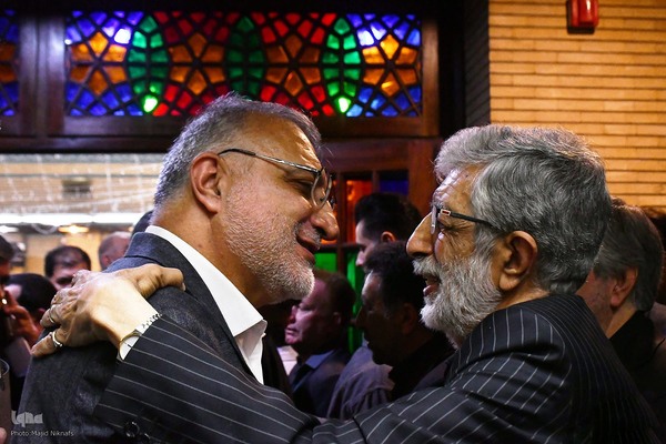 مراسم ختم مادر غلامعلی حدادعادل