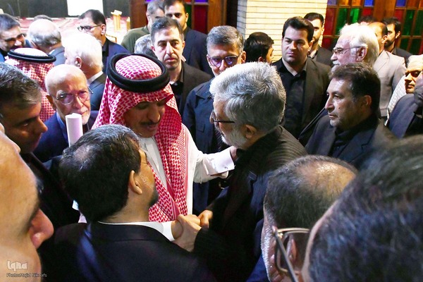 مراسم ختم مادر غلامعلی حدادعادل