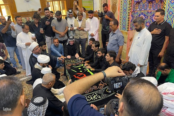 مراسم تشییع پیکر همسر آیت الله العظمی سید علی سیستانی