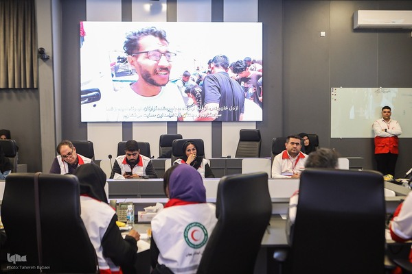 نشست خبری رئیس جمعیت هلال احمر