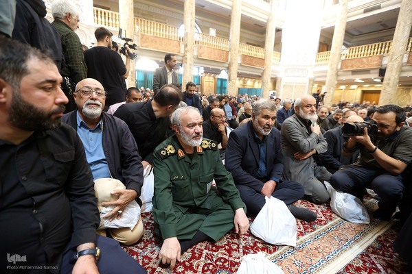 برگزاری یادبود سردار افشار در مسجد امام صادق (ع)