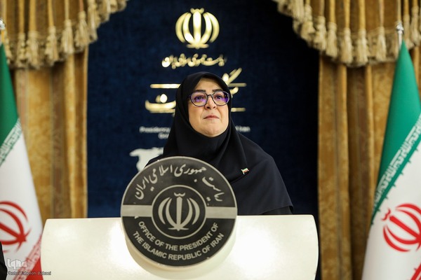 نشست خبری فاطمه مهاجرانی، سخنگوی دولت