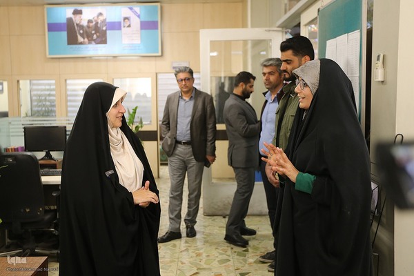 بازدید معاون امور زنان و خانواده ریاست جمهور از خبرگزاری ایکنا