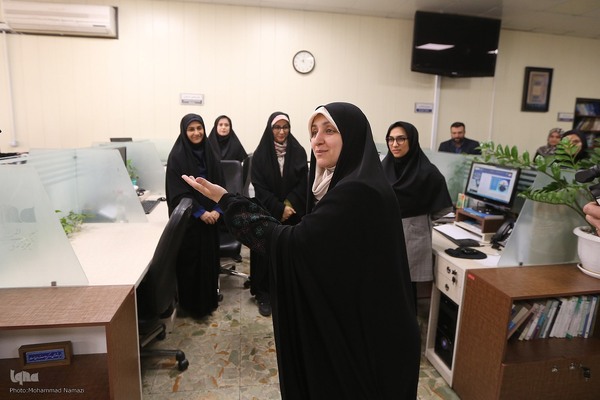 بازدید معاون امور زنان و خانواده ریاست جمهور از خبرگزاری ایکنا