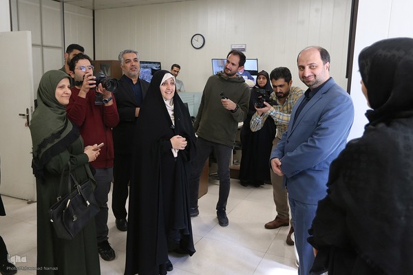 بازدید معاون امور زنان و خانواده ریاست جمهور از خبرگزاری ایکنا