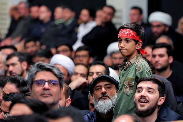 دومین شب عزاداری شهادت حضرت فاطمه(س) با حضور رهبر معظم انقلاب