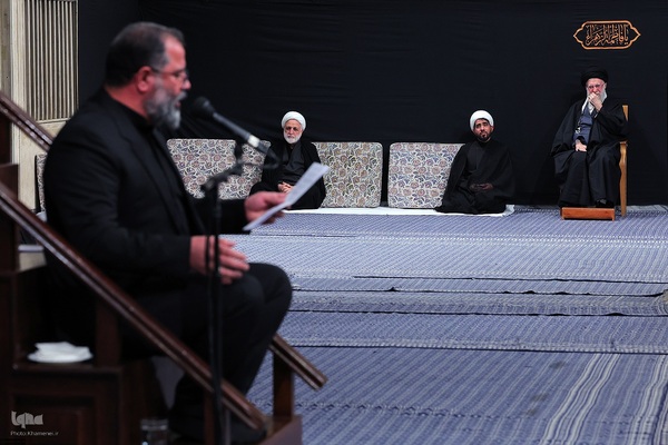 دومین شب عزاداری شهادت حضرت فاطمه(س) با حضور رهبر معظم انقلاب