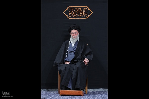 دومین شب عزاداری شهادت حضرت فاطمه(س) با حضور رهبر معظم انقلاب