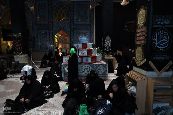 وداع با پیکر پاک ۱۰۰ شهید گمنام