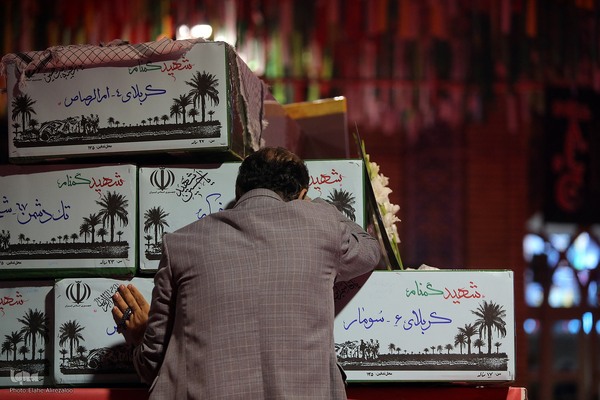 وداع با پیکر پاک ۱۰۰ شهید گمنام