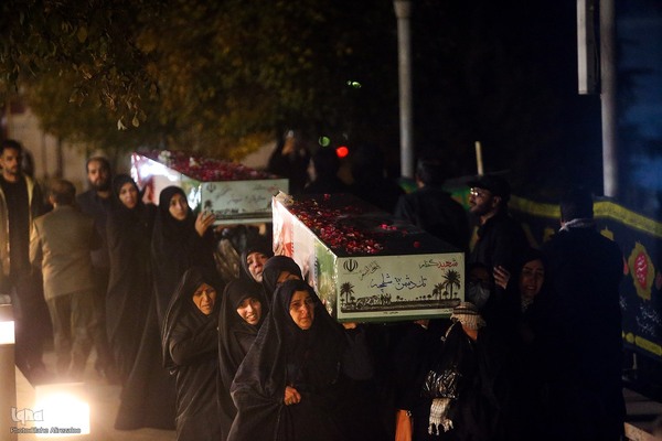 وداع با پیکر پاک ۱۰۰ شهید گمنام