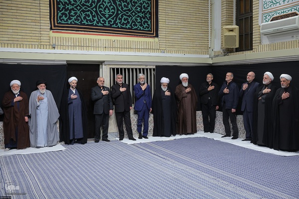 مراسم عزاداری شب شهادت حضرت زهرا (س) در حسینیه امام خمینی(ره)