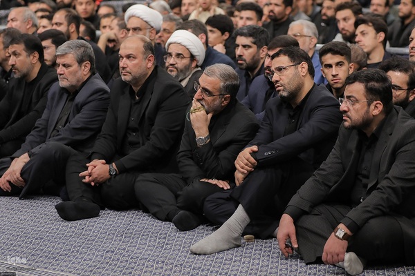 مراسم عزاداری شب شهادت حضرت زهرا (س) در حسینیه امام خمینی(ره)