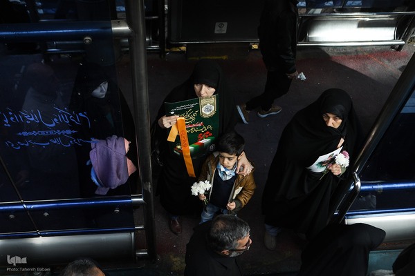 تشیع پیکر‌های مطهر ۱۰۰ شهید گمنام دوران دفاع مقدس