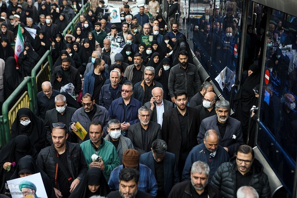 تشیع پیکر‌های مطهر ۱۰۰ شهید گمنام دوران دفاع مقدس